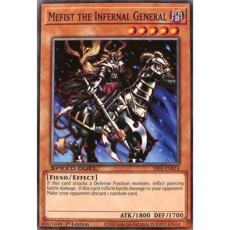 Image for Mefist the Infernal General (SS05-ENB14) (SS05) - YuGiOh
