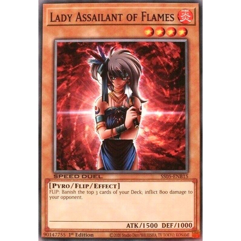 Image for Lady Assailant of Flames (SS05-ENB15) (SS05) - YuGiOh