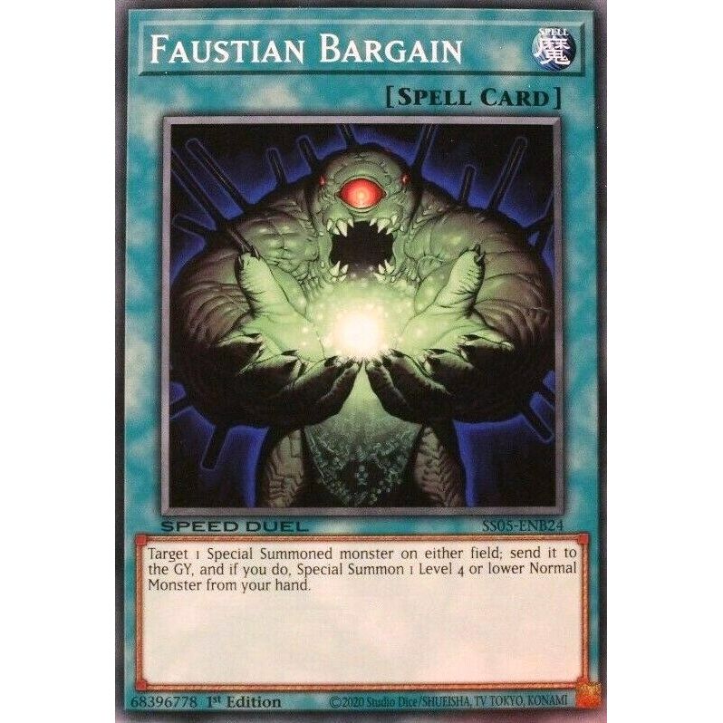 Image for Faustian Bargain (SS05-ENB24) (SS05) - YuGiOh