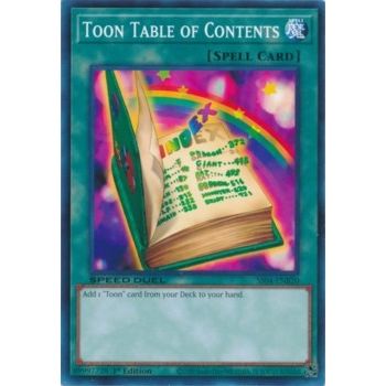 Image for Toon Table of Contents (SS04-ENB20) (SS04) - YuGiOh