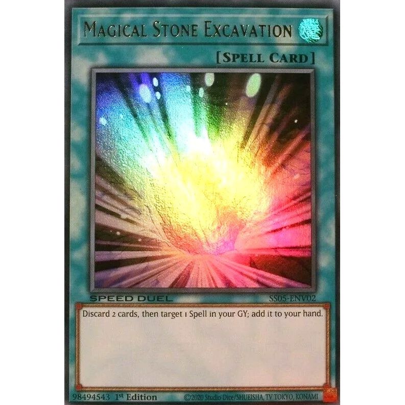 Image for Magical Stone Excavation (SS05-ENV02) (SS05) - YuGiOh