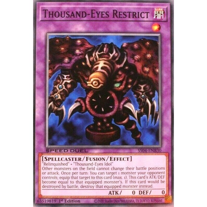 Image for Thousand-Eyes Restrict (SS04-ENB30) (SS04) - YuGiOh
