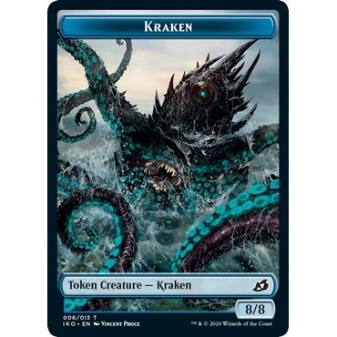 Image for Kraken // Human Soldier (005) Double-Sided Token (6 // 5) (IKO) - Magic: The Gathering