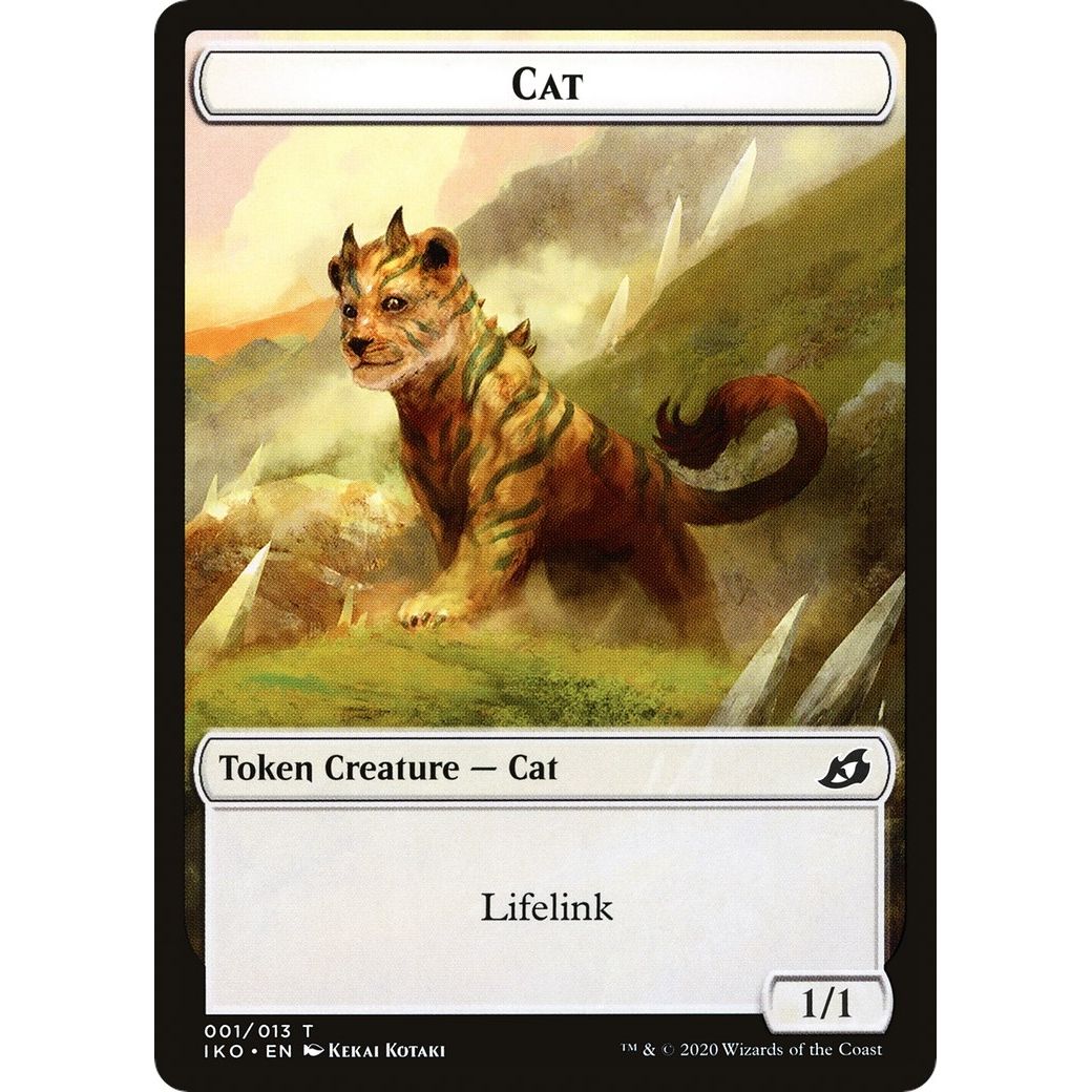 Image for Cat // Human Soldier (004) Double-Sided Token (1 // 4) (IKO) - Magic: The Gathering