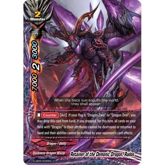 Image for Retainer of the Demonic Dragon, Rados (S-UB05/0045EN) (S-UB05) - Future Card BuddyFight