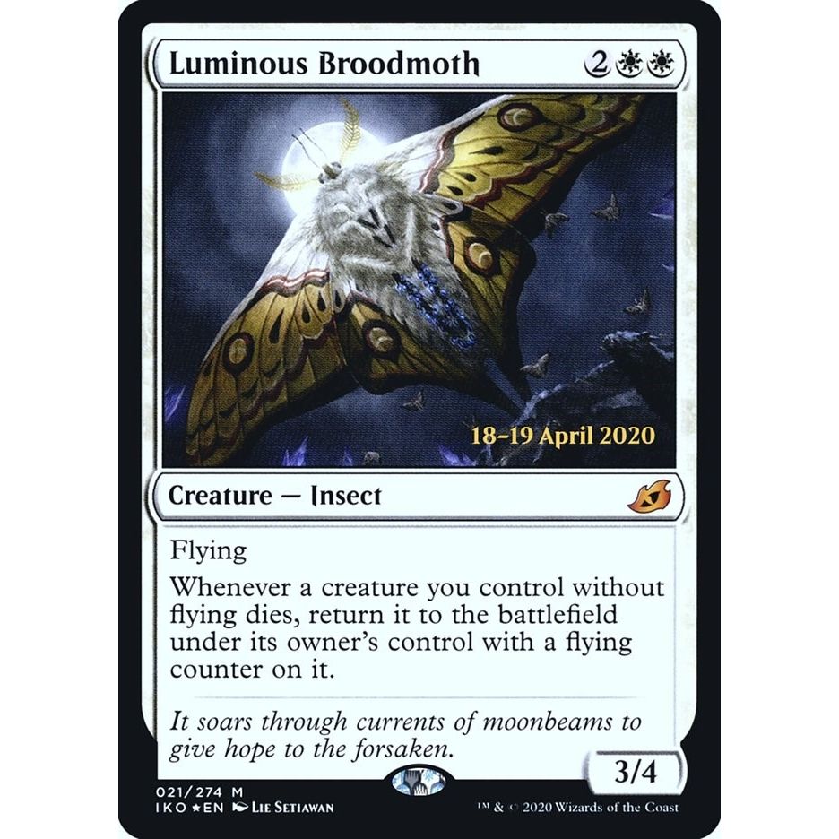 Image for Luminous Broodmoth (21) (PRE) - Magic: The Gathering