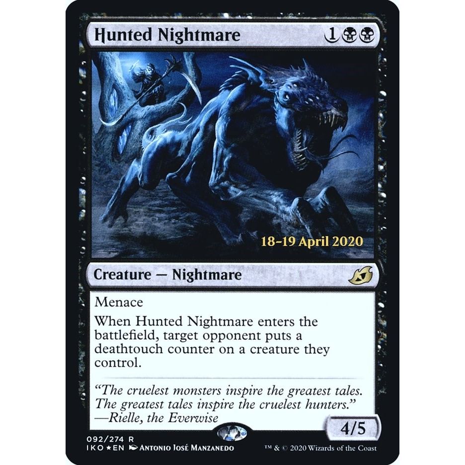 Image for Hunted Nightmare (92) (PRE) - Magic: The Gathering