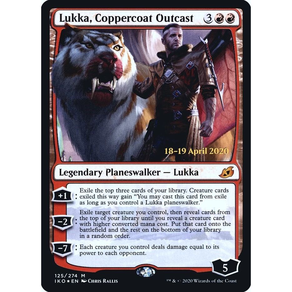 Image for Lukka, Coppercoat Outcast (125) (PRE) - Magic: The Gathering