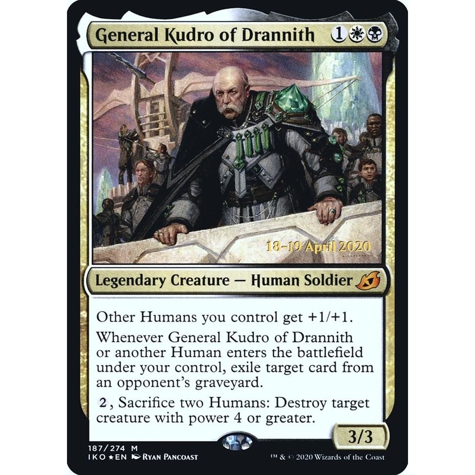 Image for General Kudro of Drannith (187) (PRE) - Magic: The Gathering