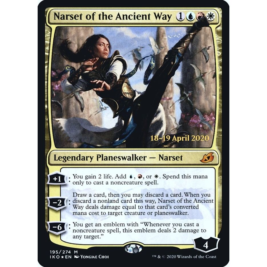 Image for Narset of the Ancient Way (195) (PRE) - Magic: The Gathering