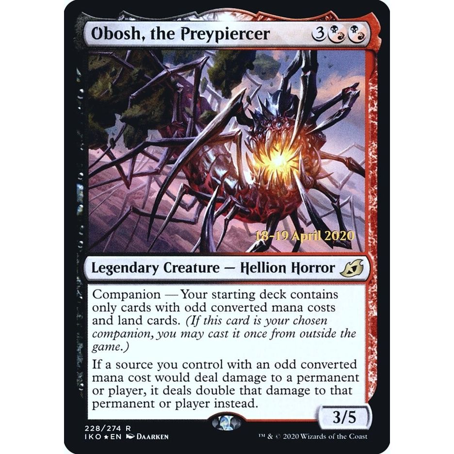 Image for Obosh, the Preypiercer (228) (PRE) - Magic: The Gathering