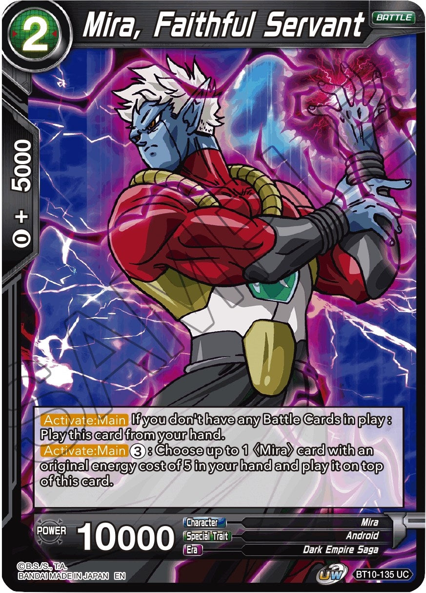 Image for Mira, Faithful Servant (BT10-135) (DBS-B10) - Dragon Ball Super: Masters