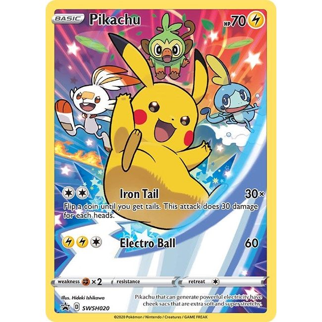 Image for Pikachu - SWSH020 (SWSH020) (SWSD) - Pokemon