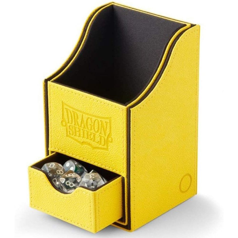 Image for Dragon Shield Nest Plus Deck Box - Yellow/Black (Holds 100+) - Deck Boxes
