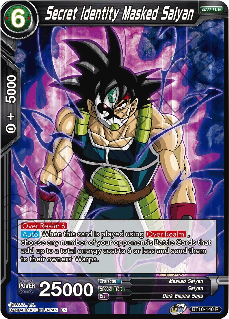 Image for Secret Identity Masked Saiyan (BT10-140) (DBS-B10) - Dragon Ball Super: Masters