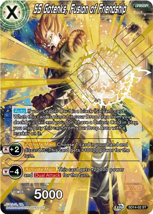 Image for SS Gotenks, Fusion of Friendship (SD14-02) (DBS-B10) - Dragon Ball Super: Masters