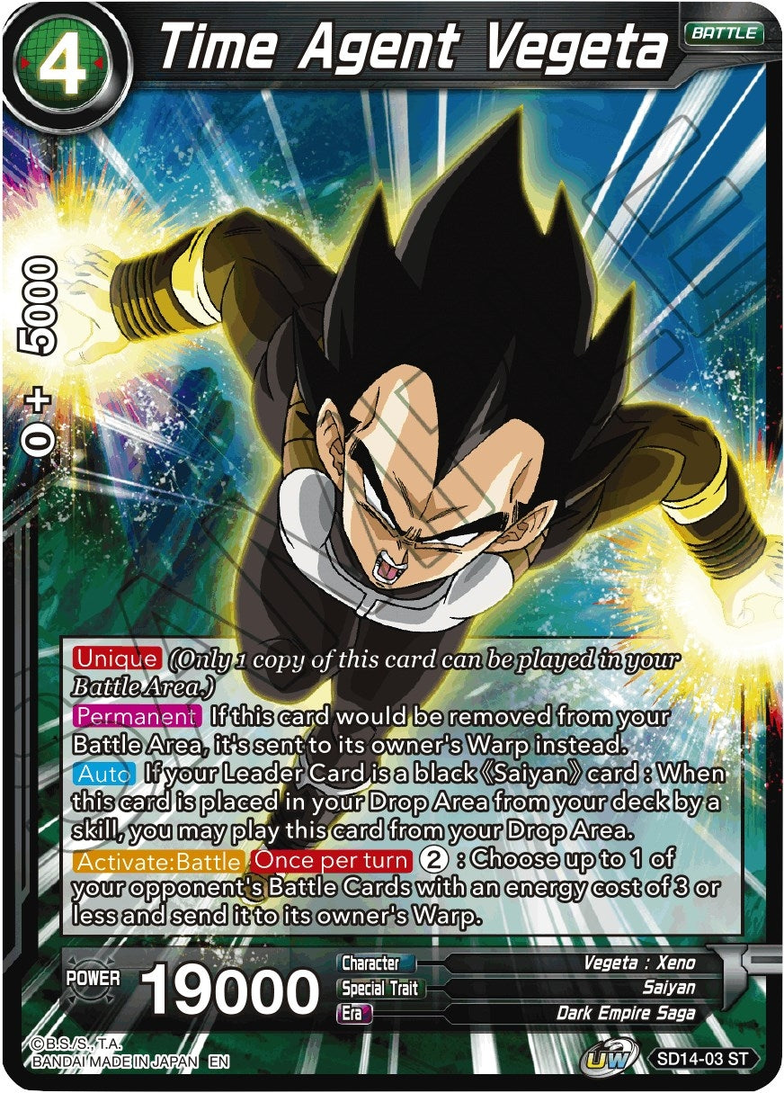Image for Time Agent Vegeta (SD14-03) (DBS-B10) - Dragon Ball Super: Masters