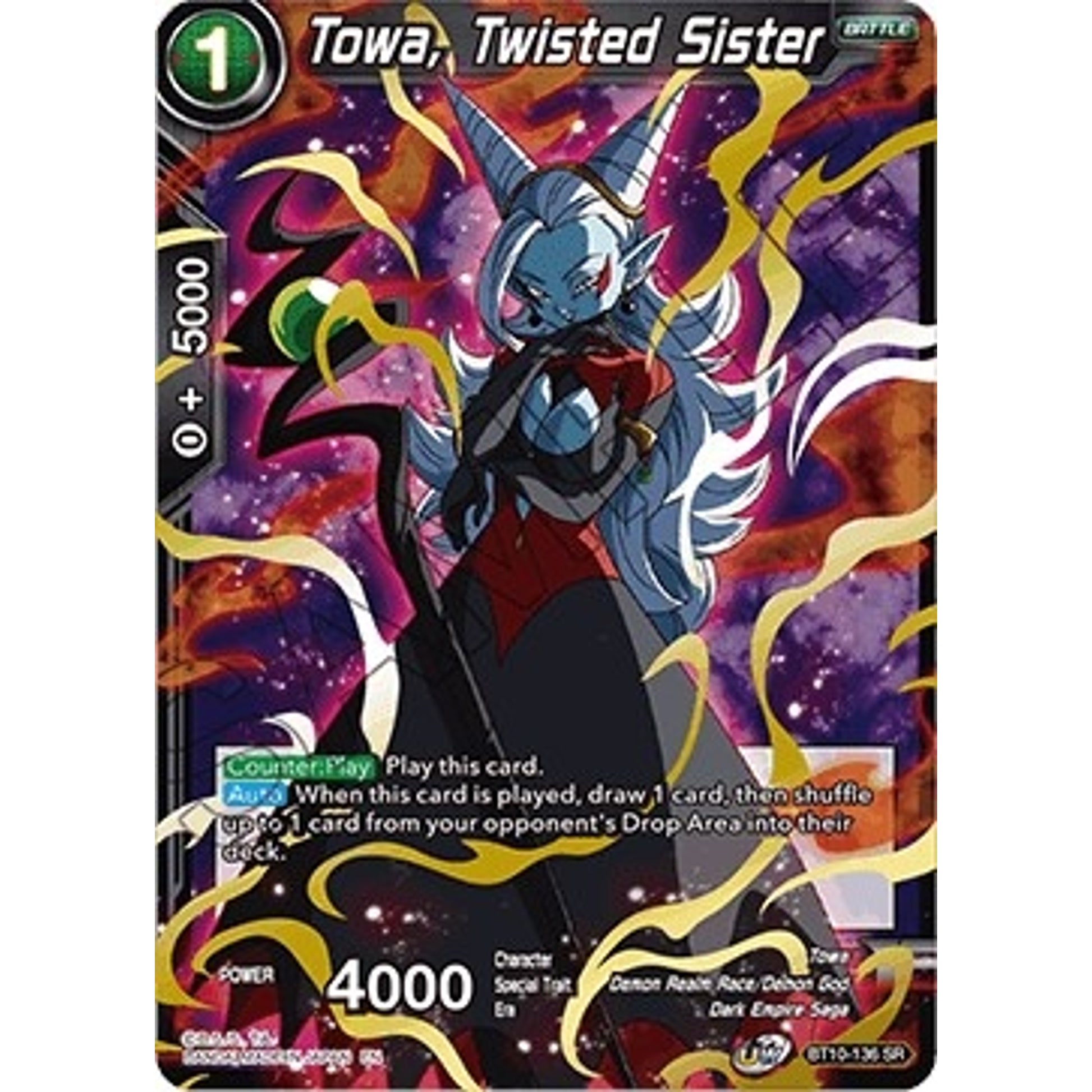 Image for Towa, Twisted Sister (BT10-136) (DBS-B10) - Dragon Ball Super: Masters