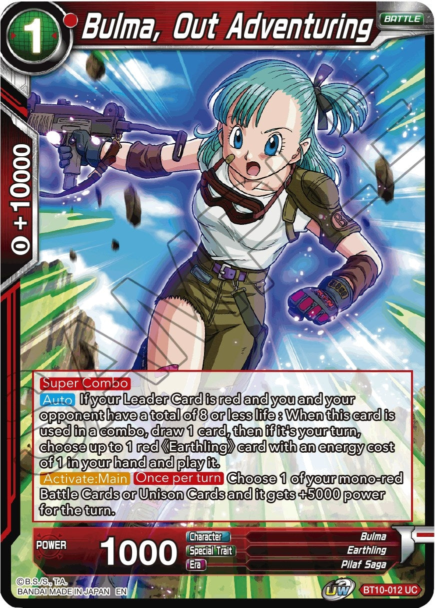 Image for Bulma, Out Adventuring (BT10-012) (DBS-B10) - Dragon Ball Super: Masters