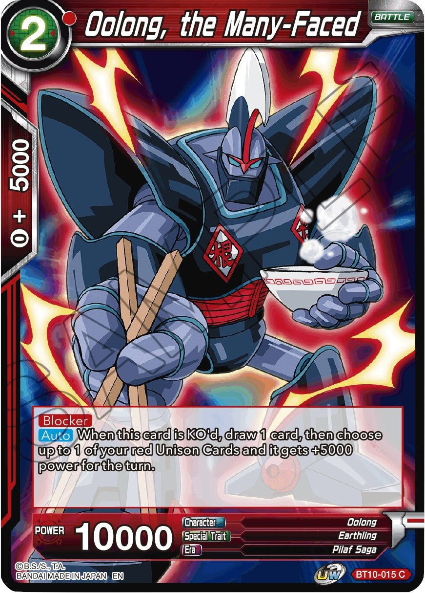 Image for Oolong, the Many-Faced (BT10-015) (DBS-B10) - Dragon Ball Super: Masters
