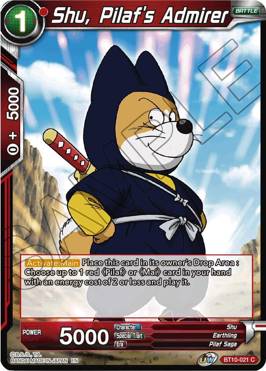 Image for Shu, Pilaf's Admirer (BT10-021) (DBS-B10) - Dragon Ball Super: Masters