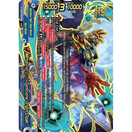 Image for Mirror Hero, J "Gemclone Origin Cloak" (S-UB05/004EN) (S-UB05) - Future Card BuddyFight
