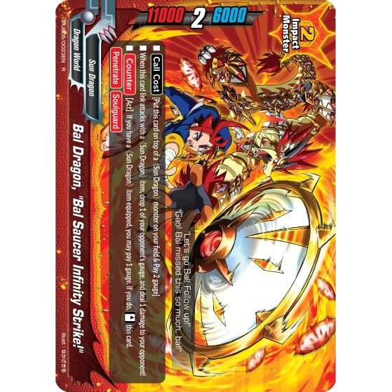 Image for Bal Dragon, "Bal Saucer Infinity Strike!" (S-UB05/0023EN) (S-UB05) - Future Card BuddyFight
