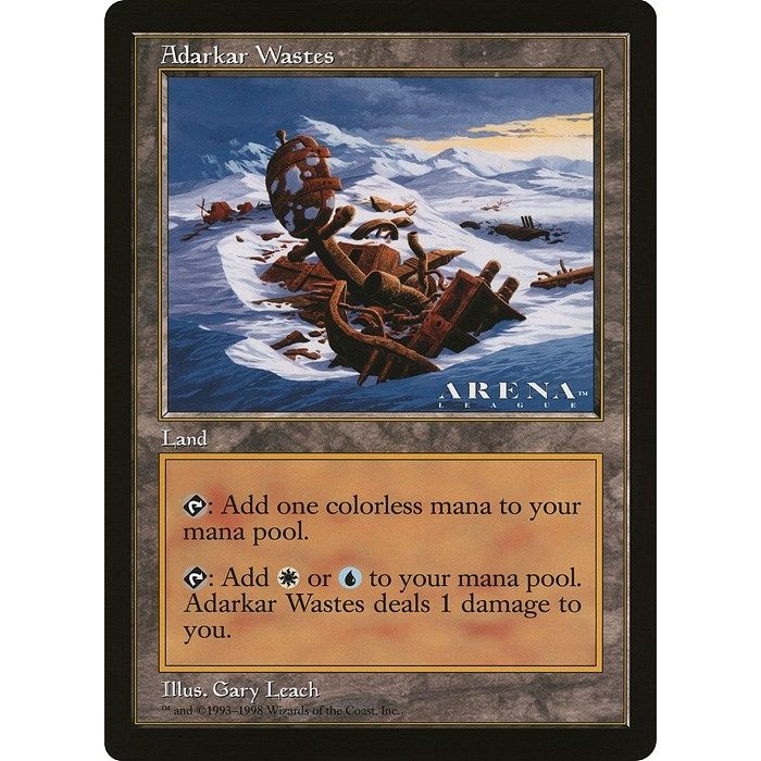 Image for Adarkar Wastes (Arena League) (OVER) - Magic: The Gathering