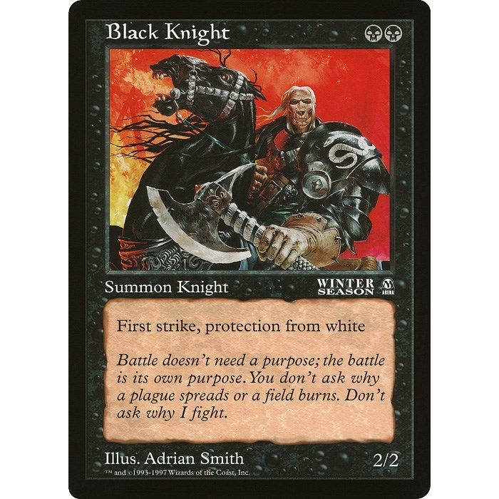 Image for Black Knight (Arena League) (OVER) - Magic: The Gathering