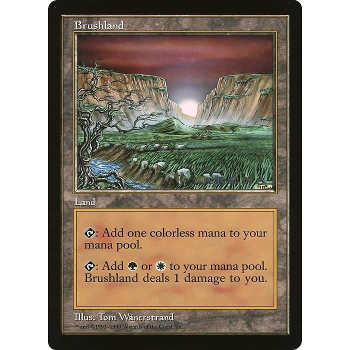 Image for Brushland (Arena League) (OVER) - Magic: The Gathering