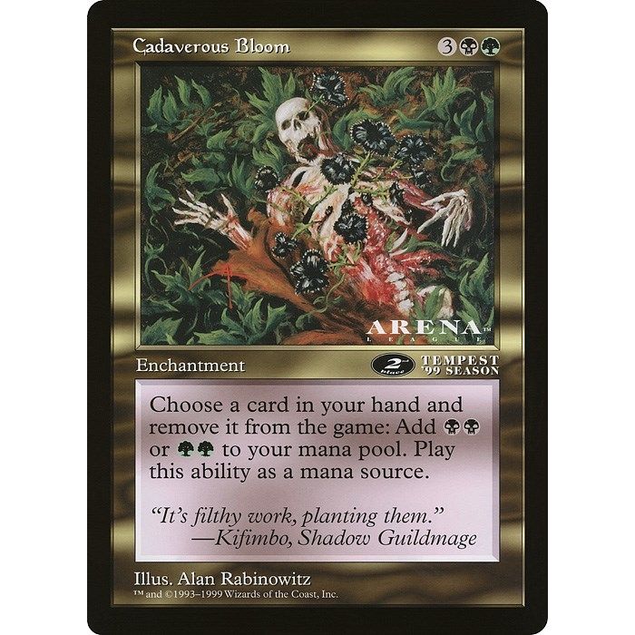 Image for Cadaverous Bloom (2nd Place) (Arena League) (OVER) - Magic: The Gathering