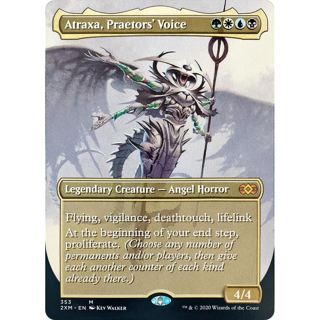 Image for Atraxa, Praetors' Voice (Borderless) (353) (2XM) - Magic: The Gathering