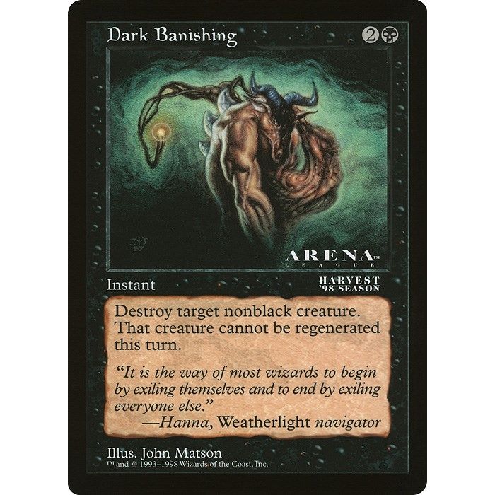 Image for Dark Banishing (Arena League) (OVER) - Magic: The Gathering