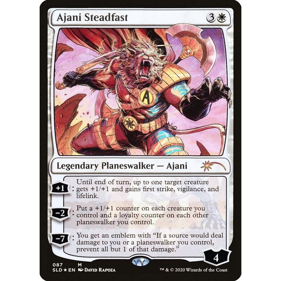 Image for Ajani Steadfast (87) (SLD) - Magic: The Gathering