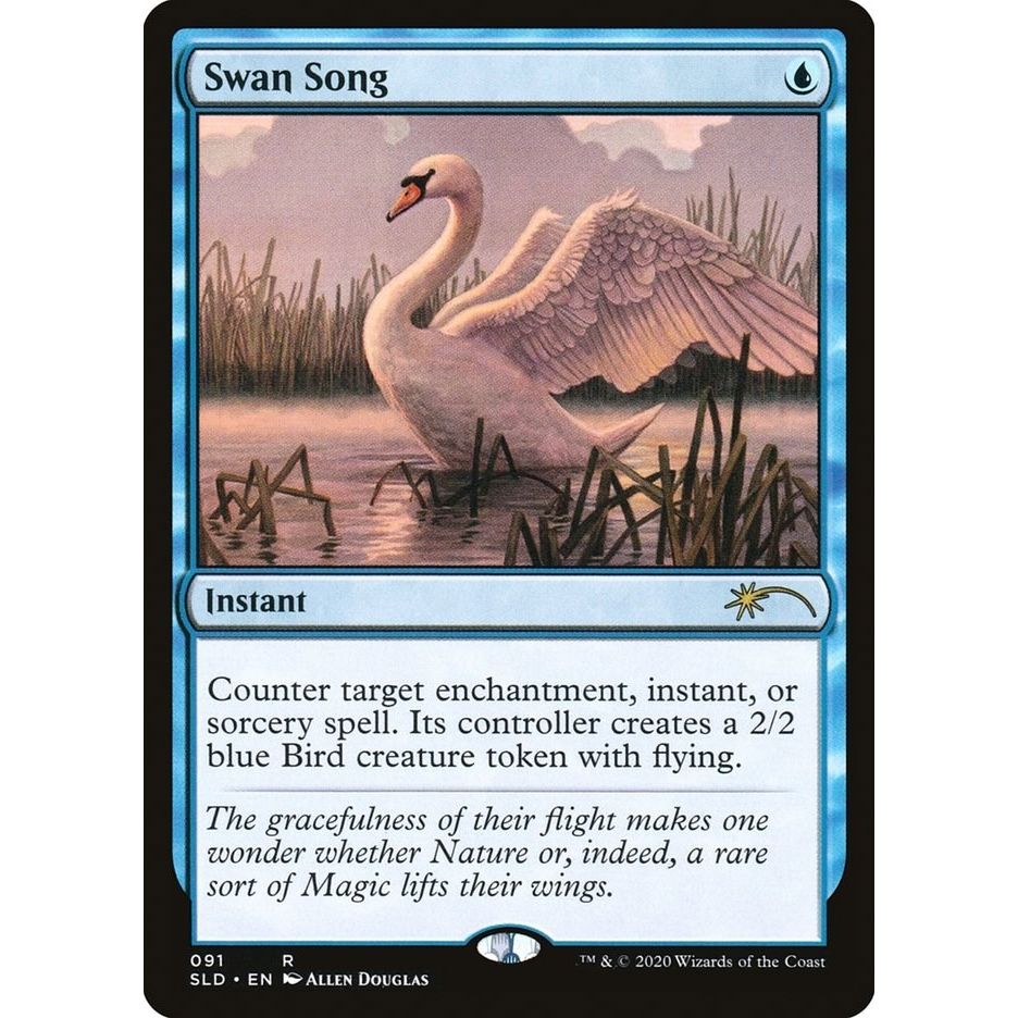 Image for Swan Song (091) (91) (SLD) - Magic: The Gathering