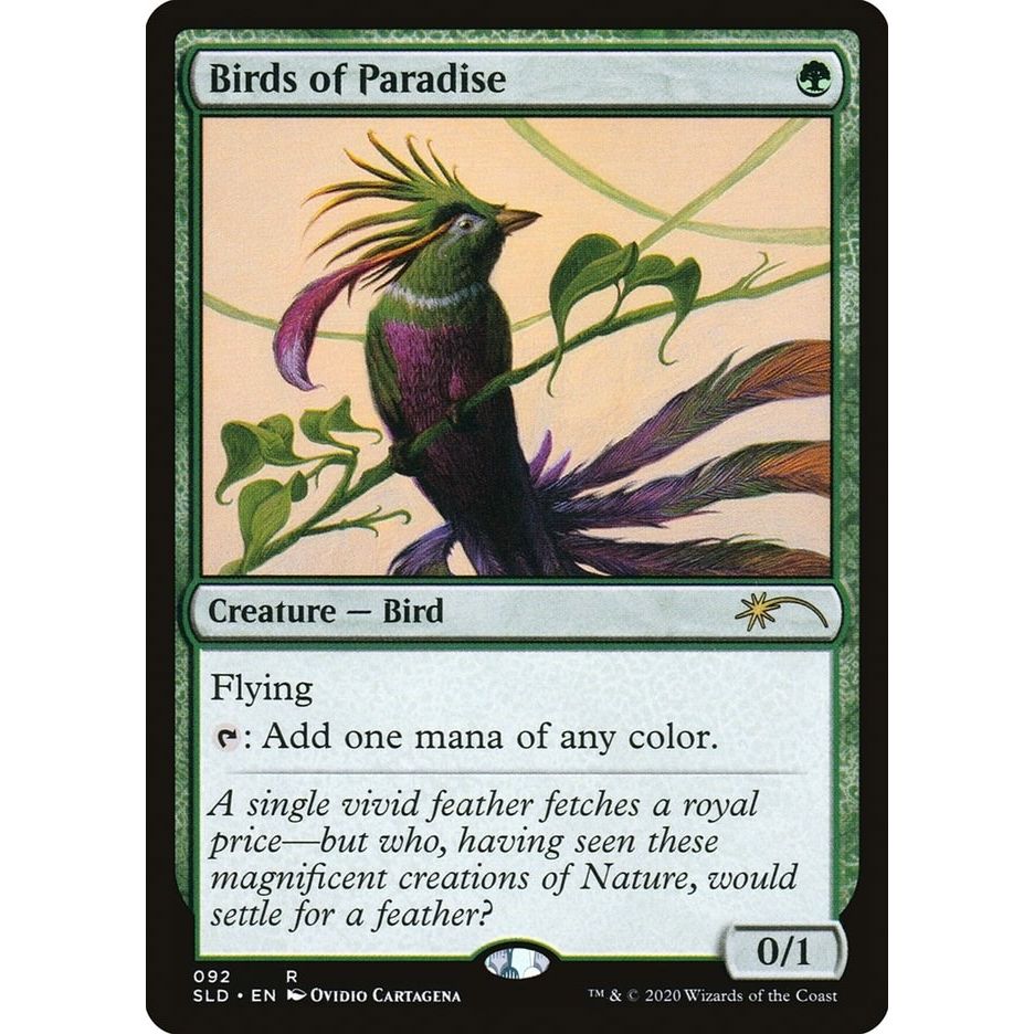 Image for Birds of Paradise (92) (92) (SLD) - Magic: The Gathering
