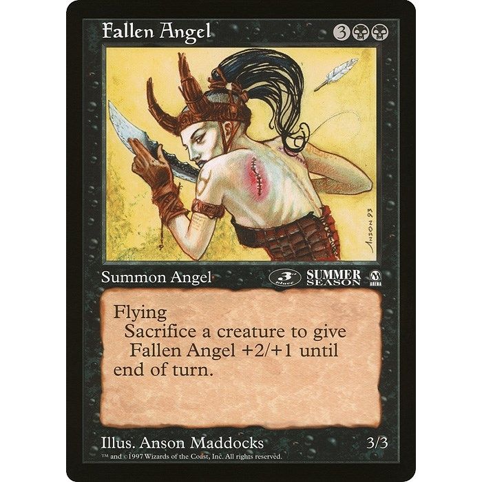 Image for Fallen Angel (3rd Place) (Arena League) (OVER) - Magic: The Gathering