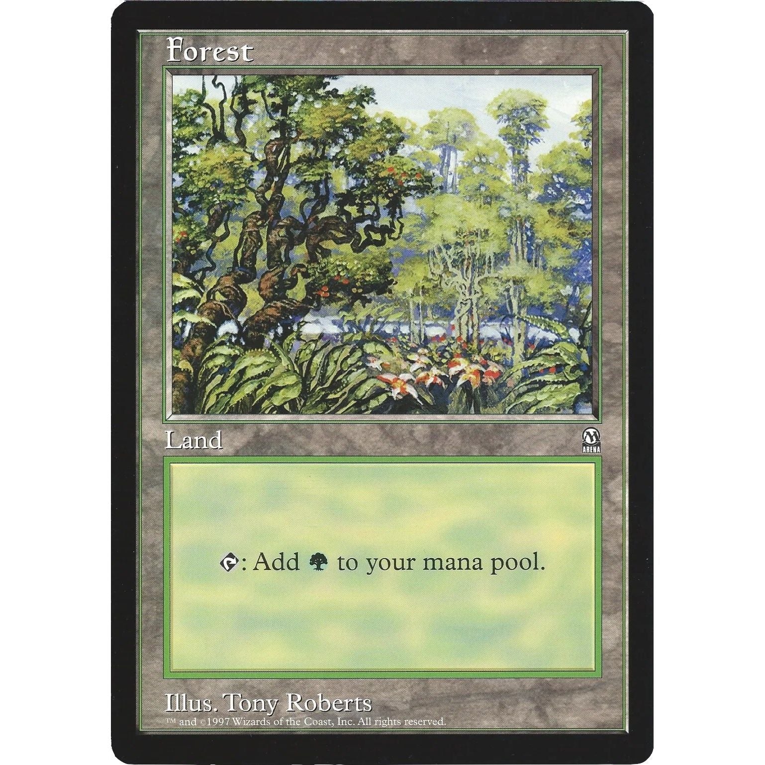 Image for Forest (Arena League) (OVER) - Magic: The Gathering
