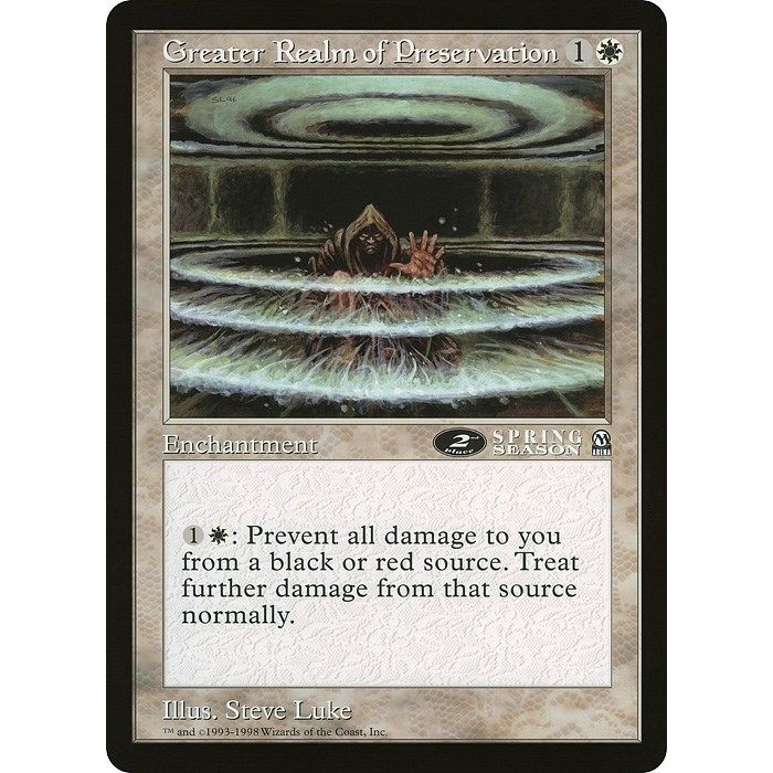 Image for Greater Realm of Preservation (2nd Place) (Arena League) (OVER) - Magic: The Gathering