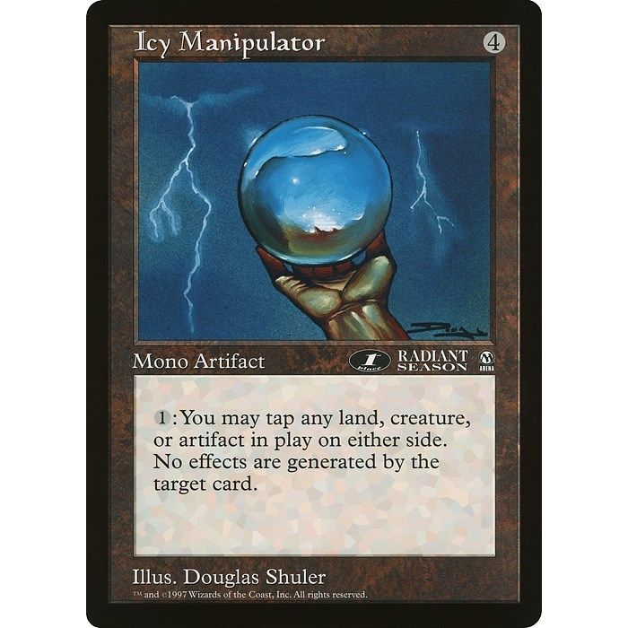 Image for Icy Manipulator (1st Place) (Arena League) (OVER) - Magic: The Gathering