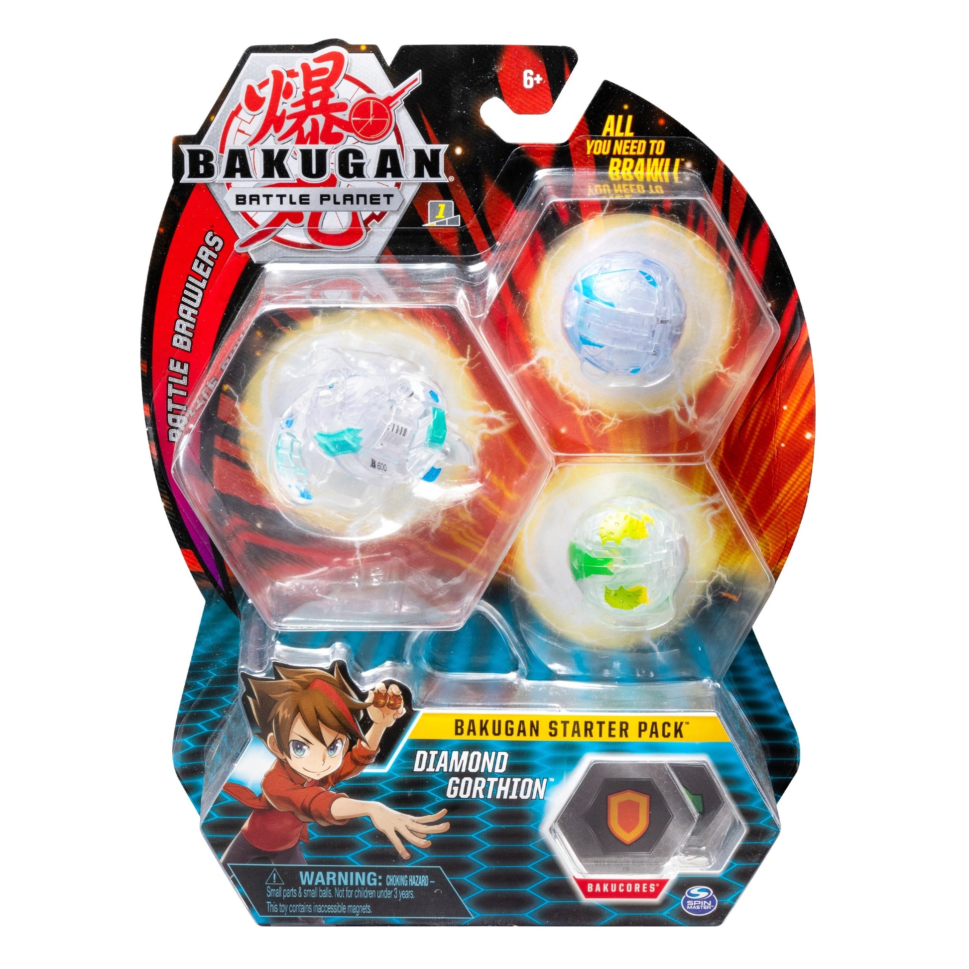 Image for Bakugan Starter 3-Pack - Diamond Gorthion - Bakugan TCG