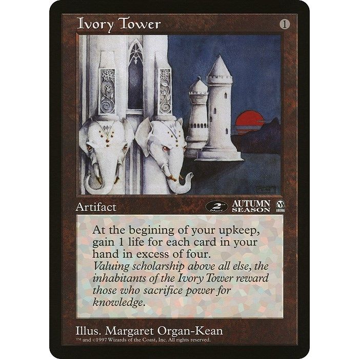 Image for Ivory Tower (2nd Place) (Arena League) (OVER) - Magic: The Gathering