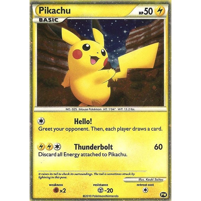 Image for Pikachu (English) (PW 1) (PWCP) - Pokemon