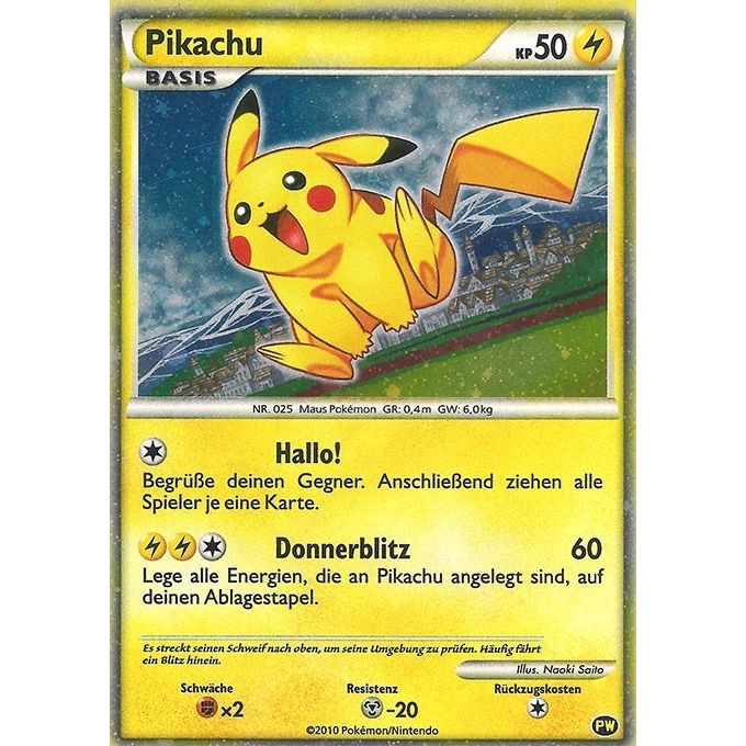 Image for Pikachu (German) (PW 6) (PWCP) - Pokemon