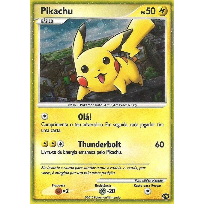 Image for Pikachu (Portuguese) (PW 9) (PWCP) - Pokemon