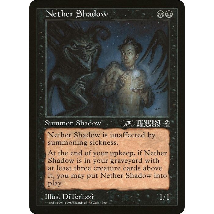 Image for Nether Shadow (3rd Place) (Arena League) (OVER) - Magic: The Gathering