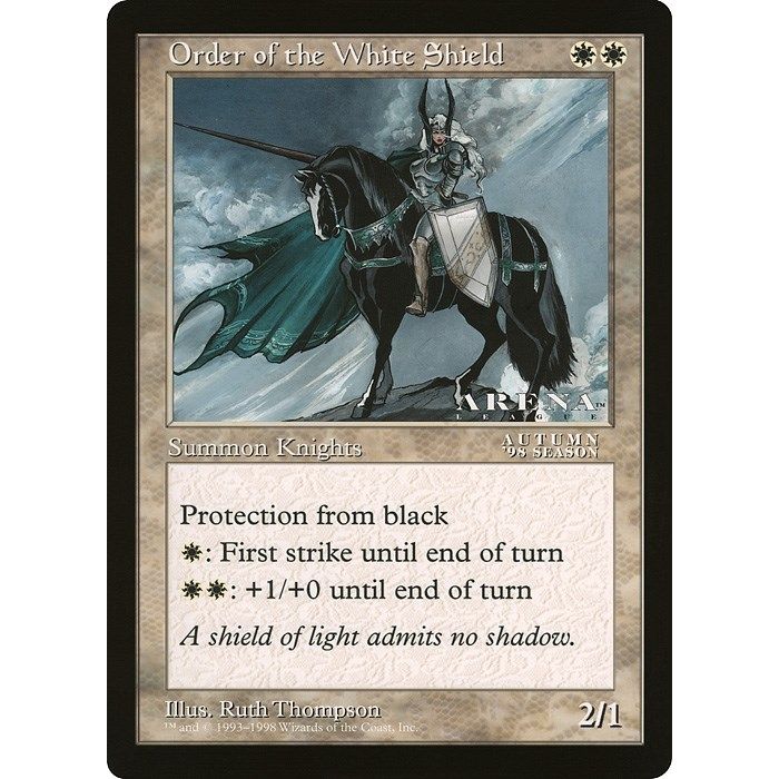 Image for Order of the White Shield (Arena League) (OVER) - Magic: The Gathering