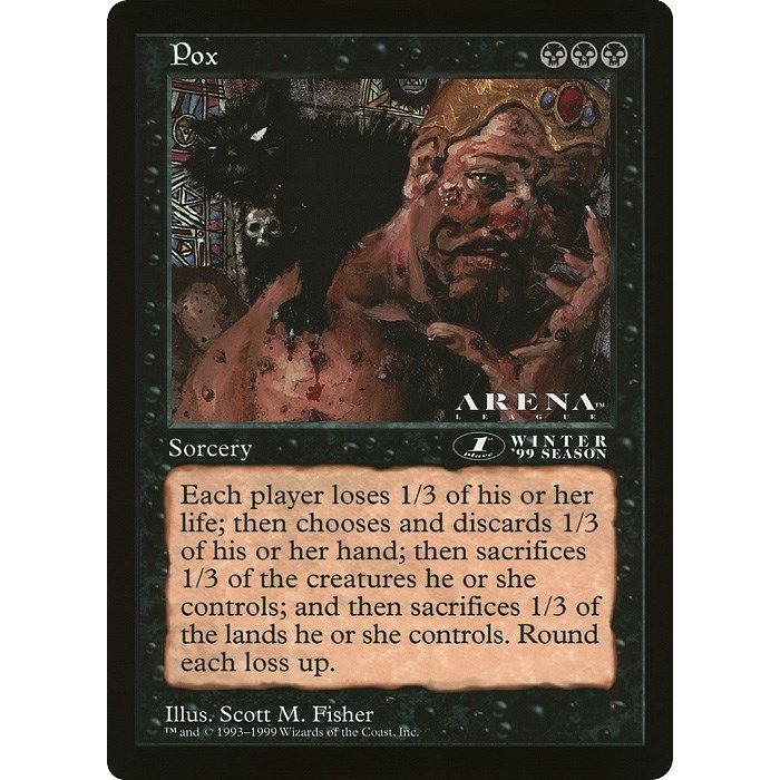 Image for Pox (1st Place) (Arena League) (OVER) - Magic: The Gathering