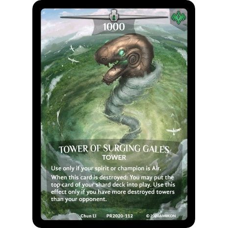 Image for Tower of Surging Gales (Full Art) (PR2020-112) (PR) - Argent Saga TCG