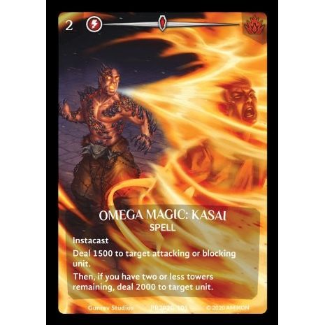 Image for Omega Magic: Kasai (Full Art) (PR2020-105) (PR) - Argent Saga TCG